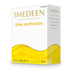 Close-up of IMEDEEN Time Perfection tabs capsules