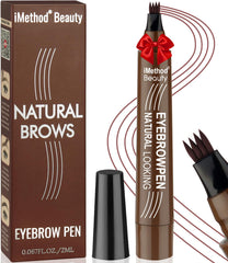 iMethod Microblading eyebrow pen with 4-fork-tip for precise hair-like strokes all day