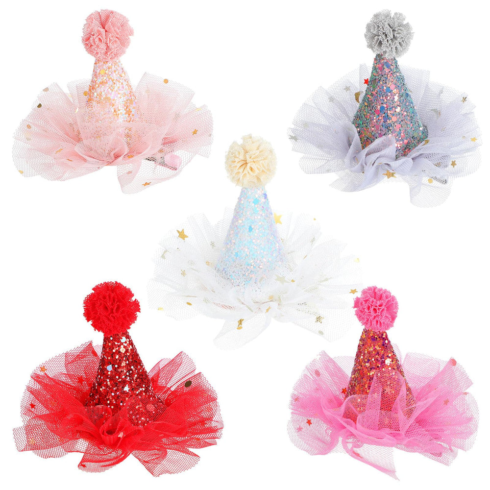 IMIKEYA Christmas hat sequins hair clip 1 adds festive sparkle for holiday outfits.