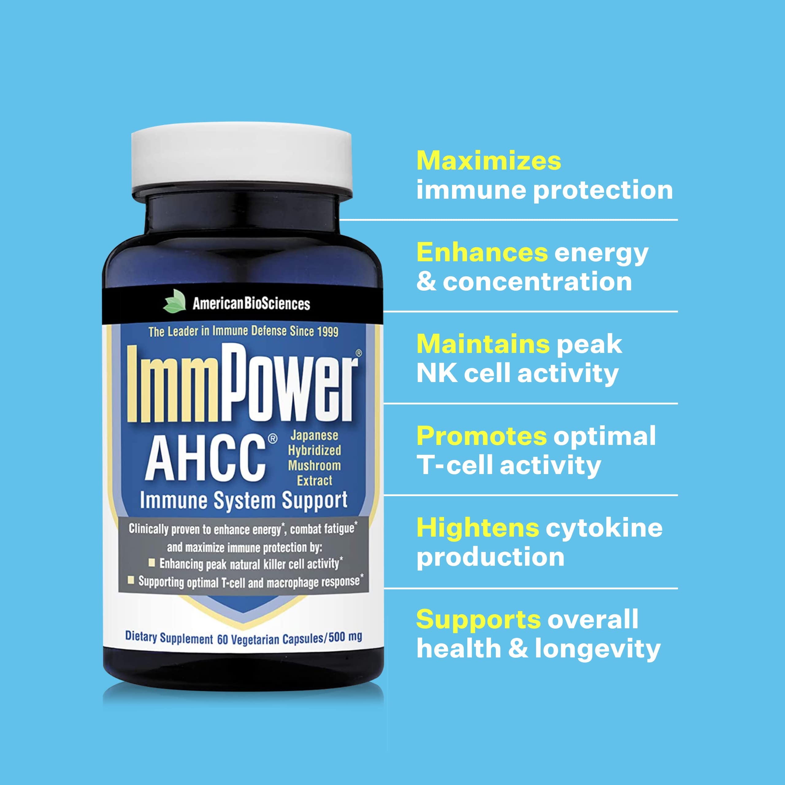 Close-up of AHCC ingredient in ImmPower formula