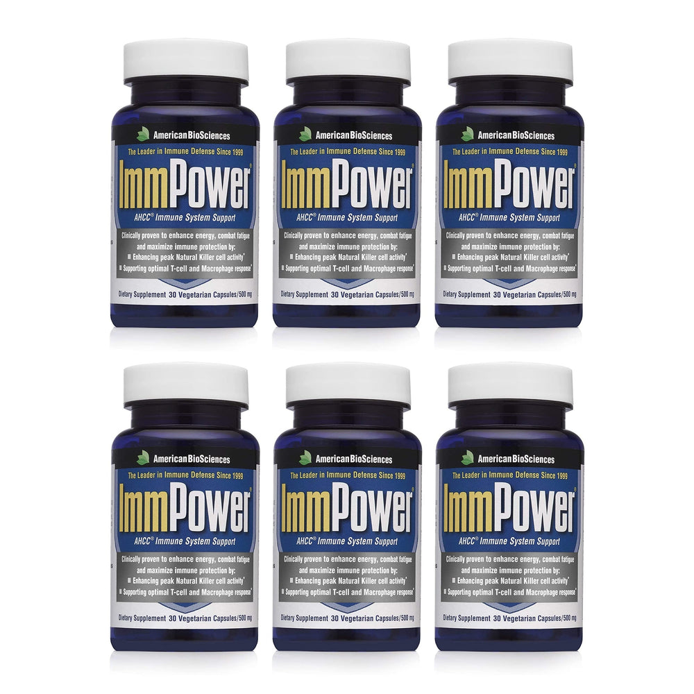 ImmPower AHCC 6-pack front view