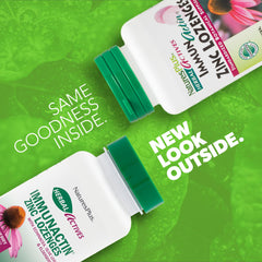 Supplement facts and ingredients for ImmunActin Zinc Lozenges