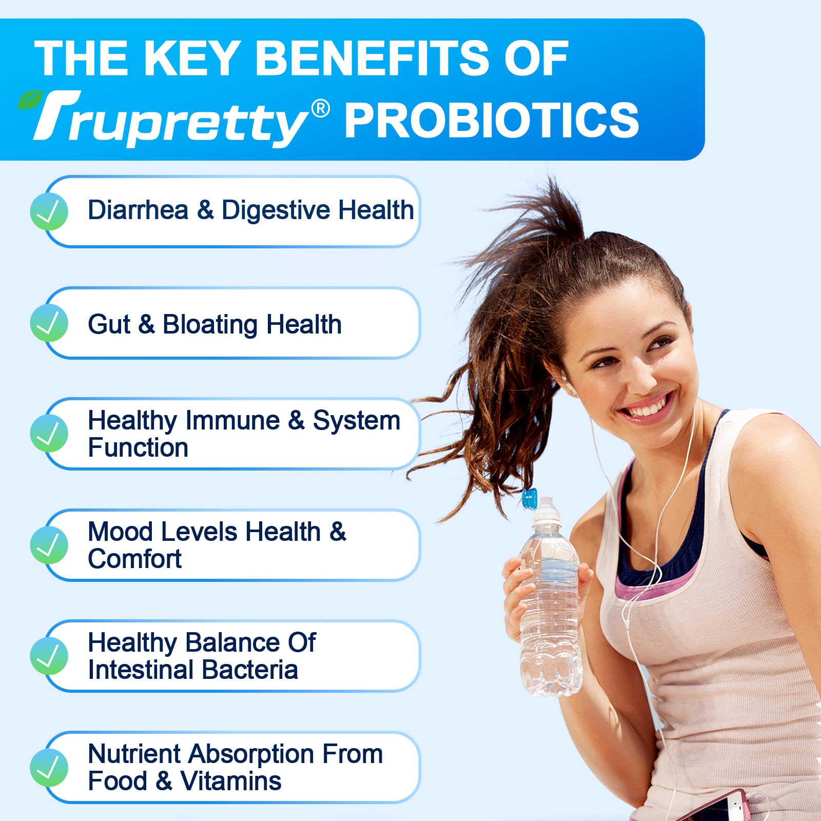 Illustration of immune system support from daily probiotic