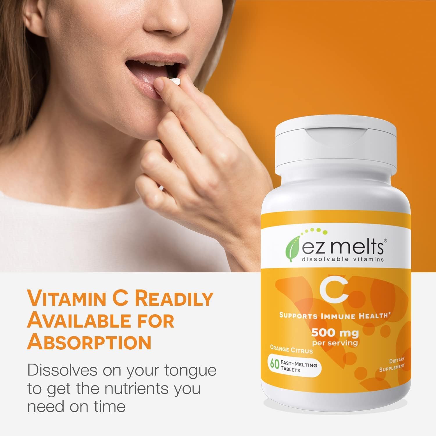 Vitamin C supplement for immune support and antioxidant protection