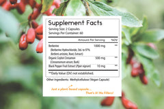 Immune support and overall wellness with berberine