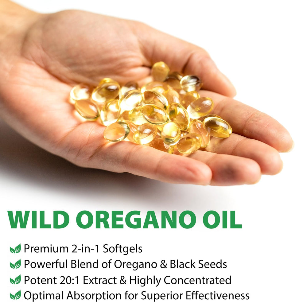 Immune support boost from oregano and black seed oil