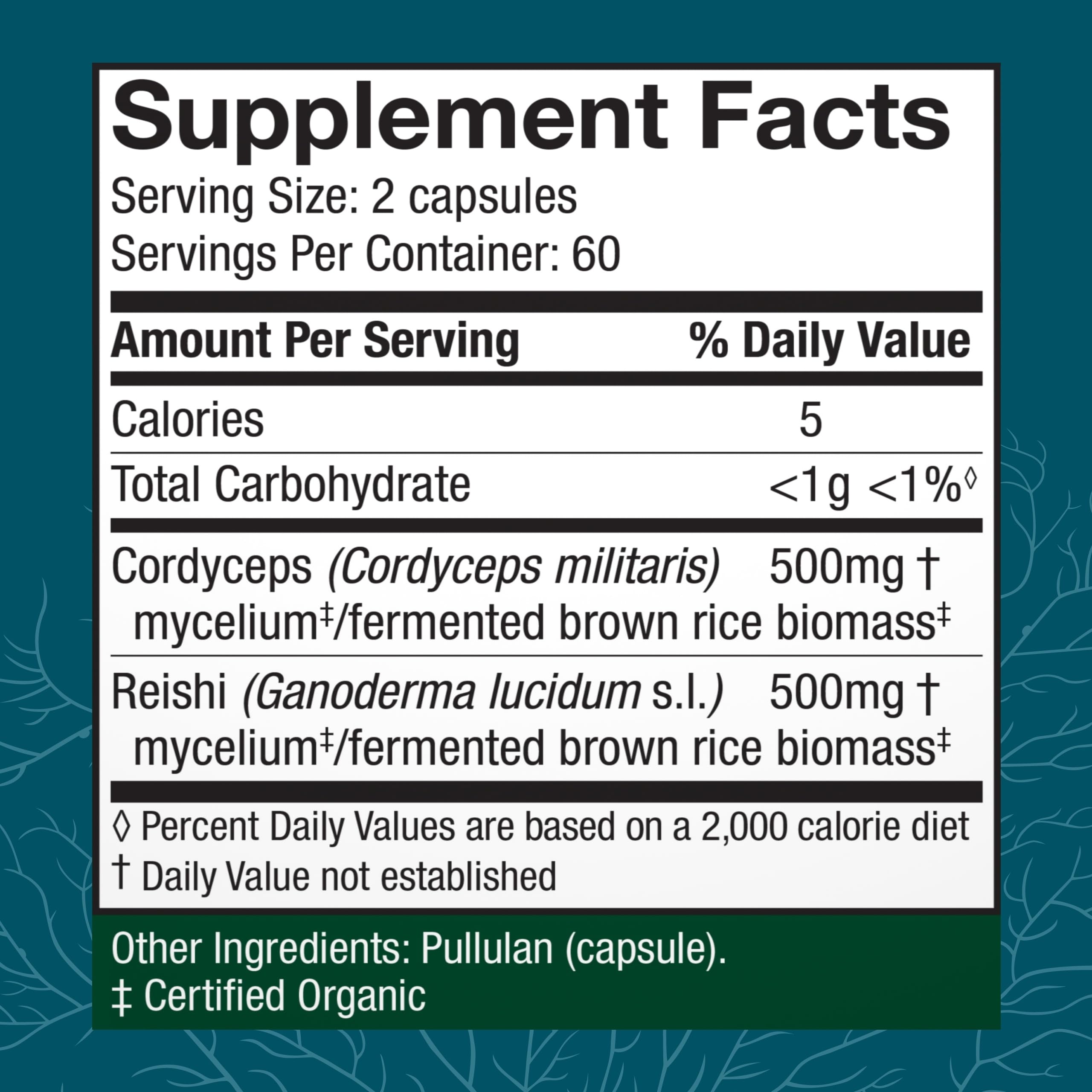 Immune support capsules close-up