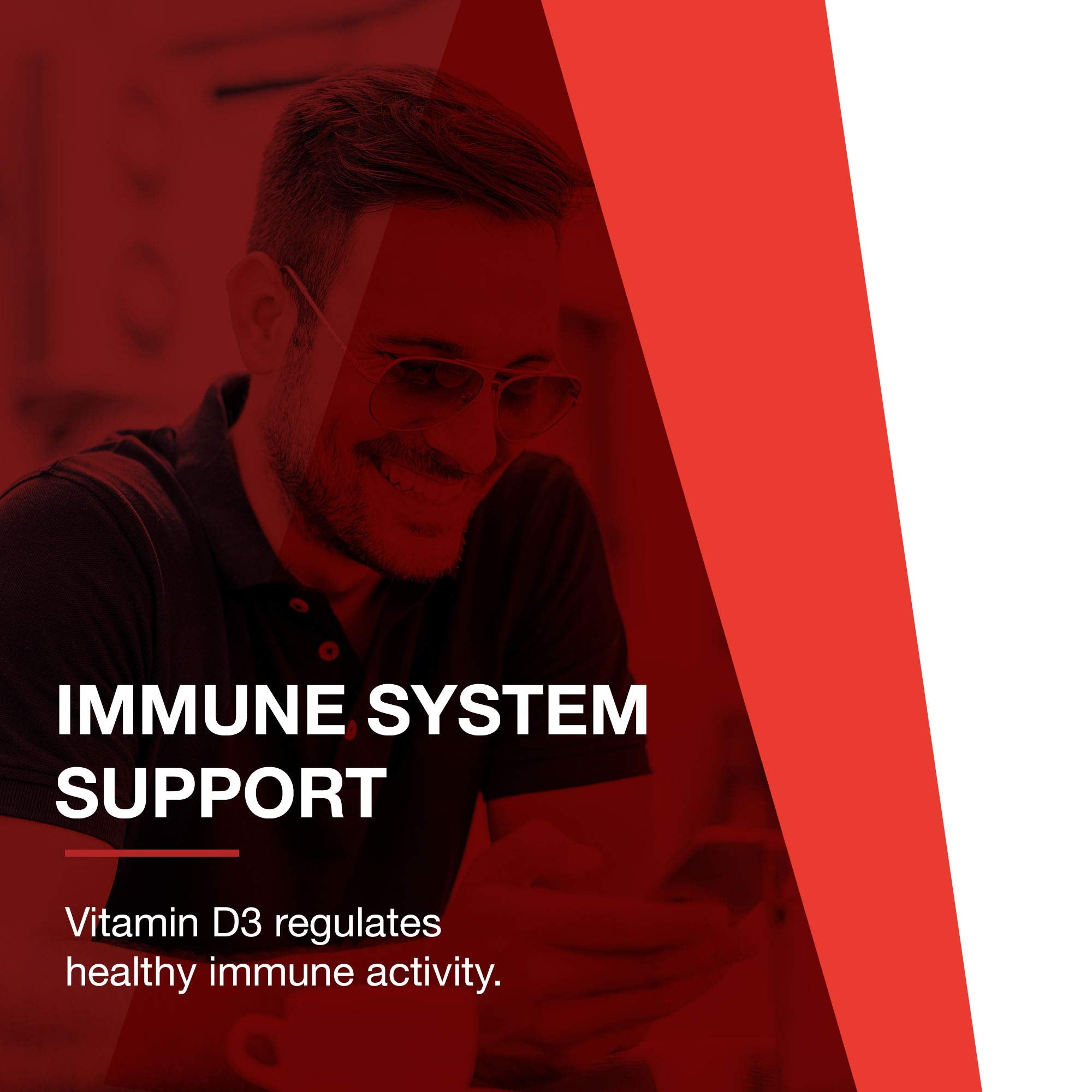 Immune system support provided by Vitamin D3 1,000 IU