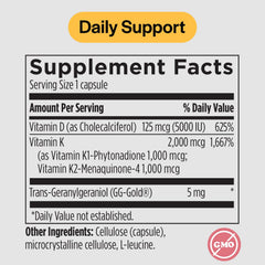 Immune support with Vitamin D3 and K2