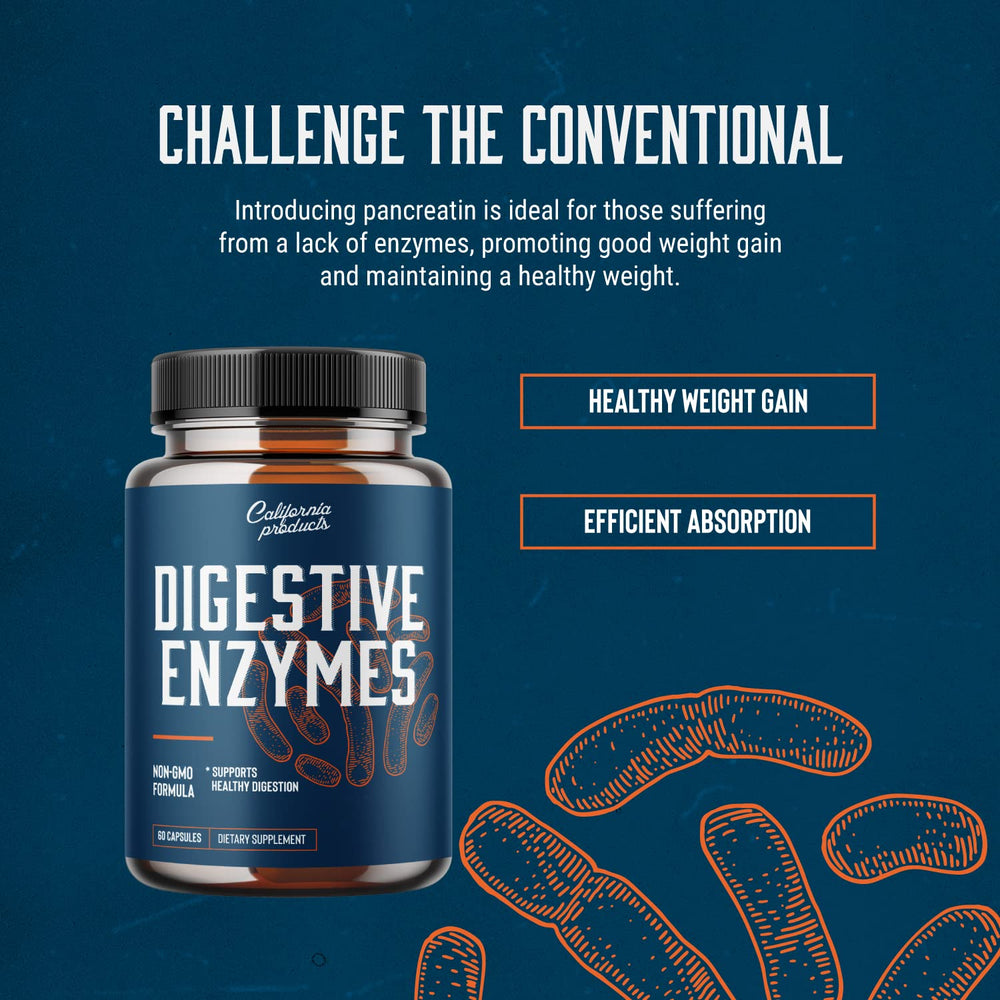 Immune support through digestive enzymes layout