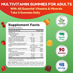 Immune-support gummy vitamins for daily wellness