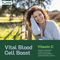 Supports immune health and iron deficiency with 10 mg iron