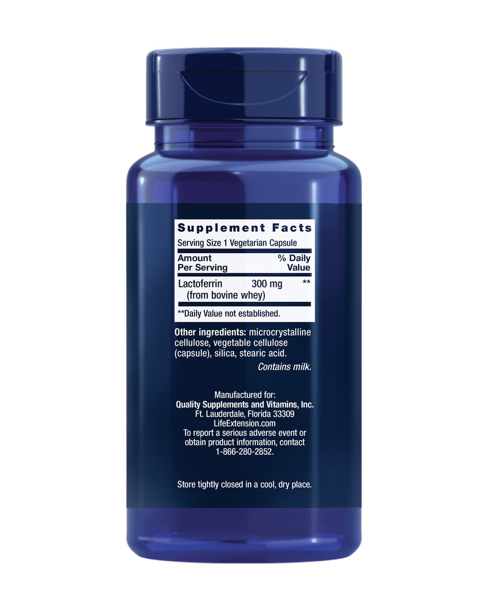 Immune support imagery for lactoferrin caps supplement