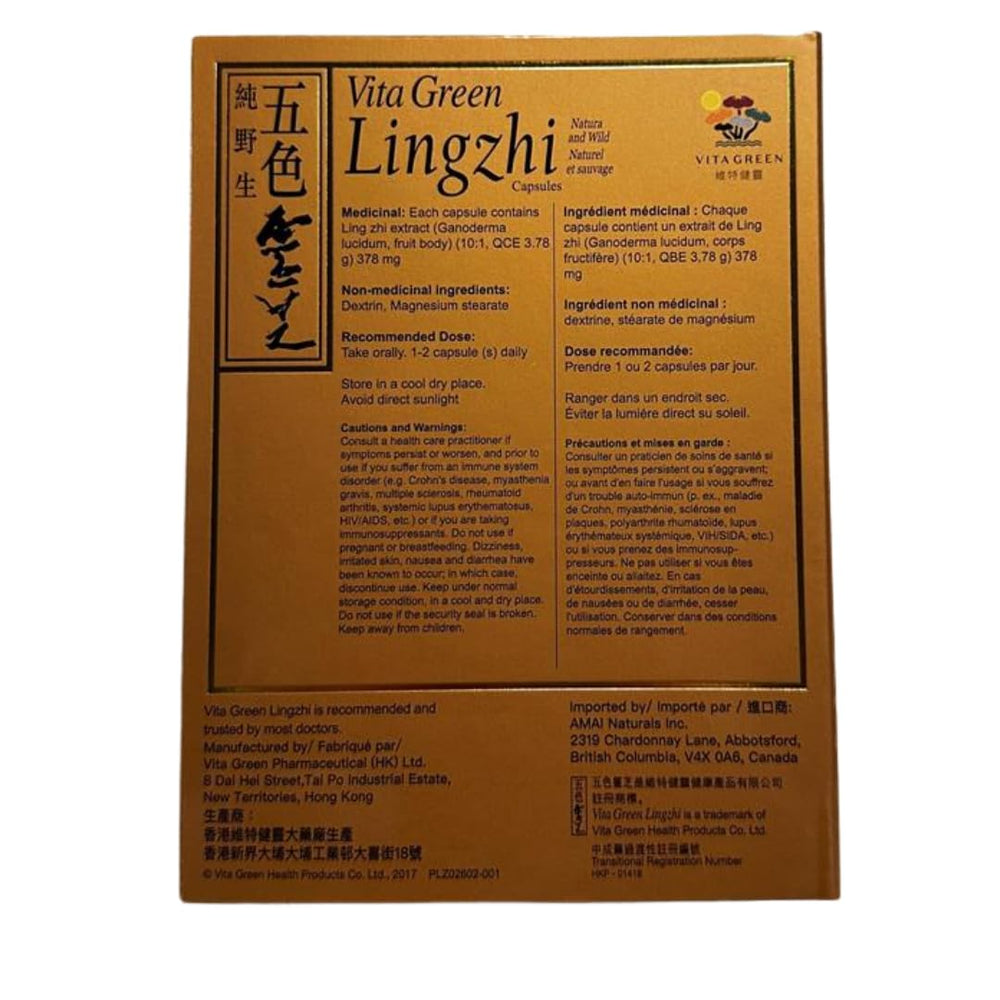 Lingzhi mushroom immune support supplement
