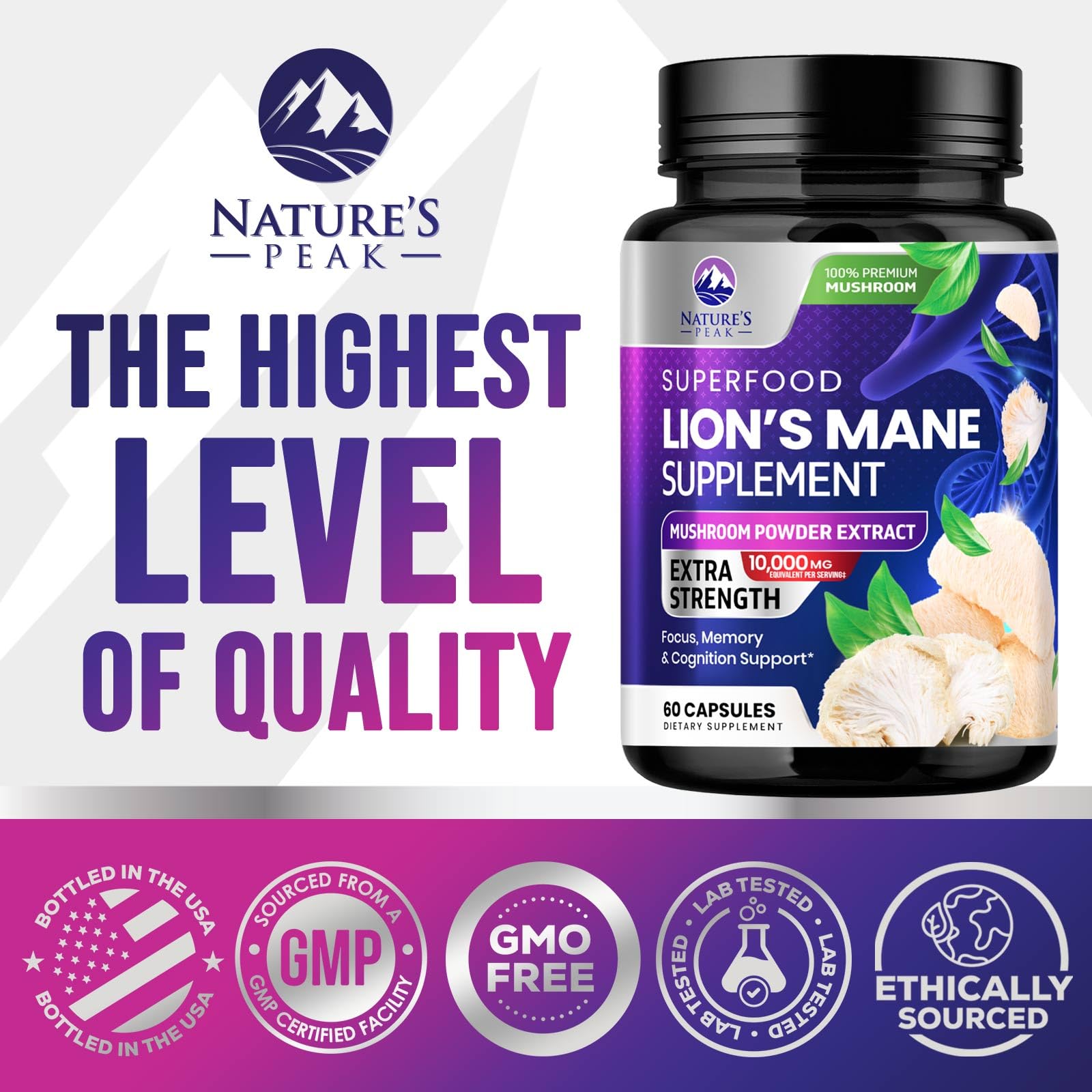 Lions Mane immune support capsules