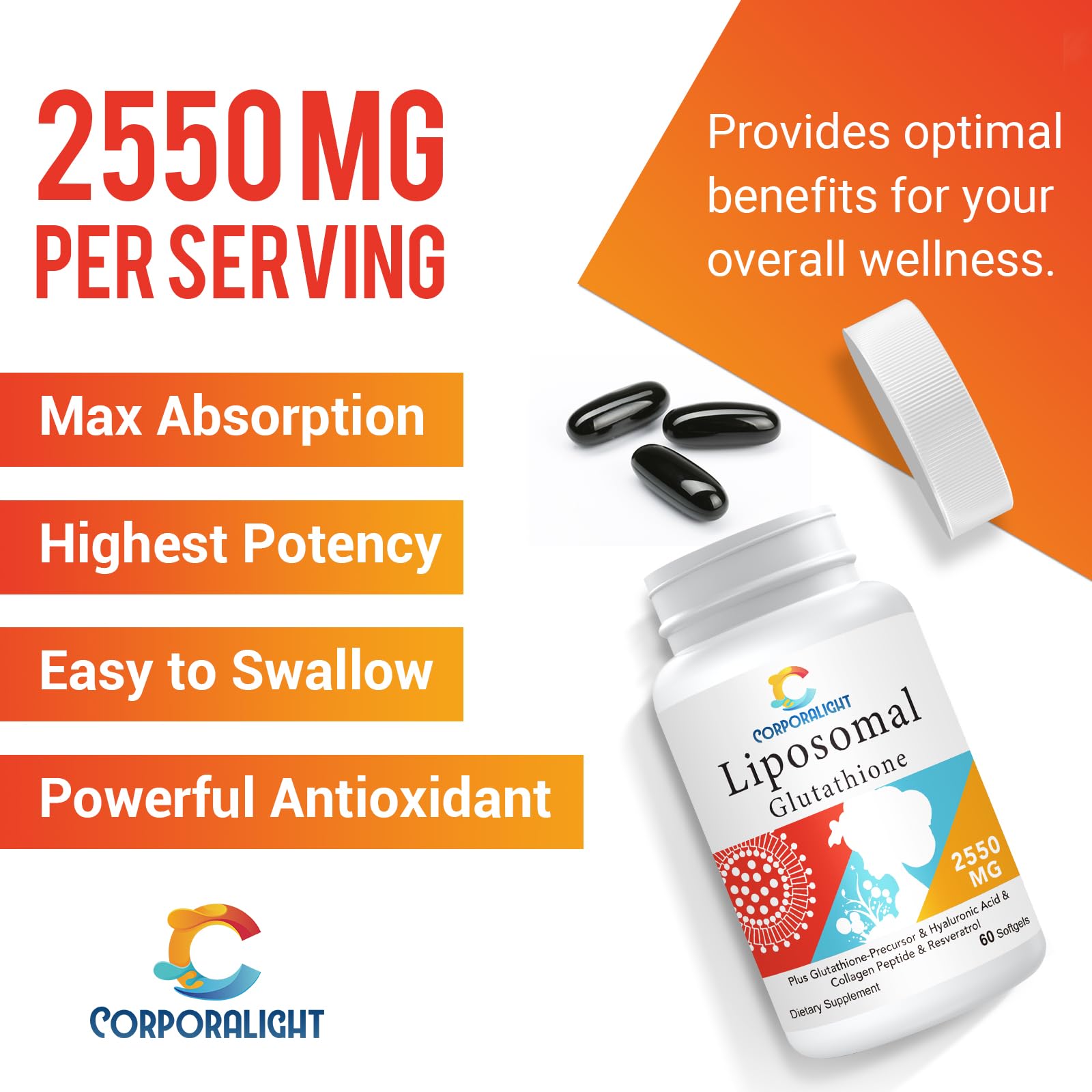 Immune support with liposomal glutathione illustration