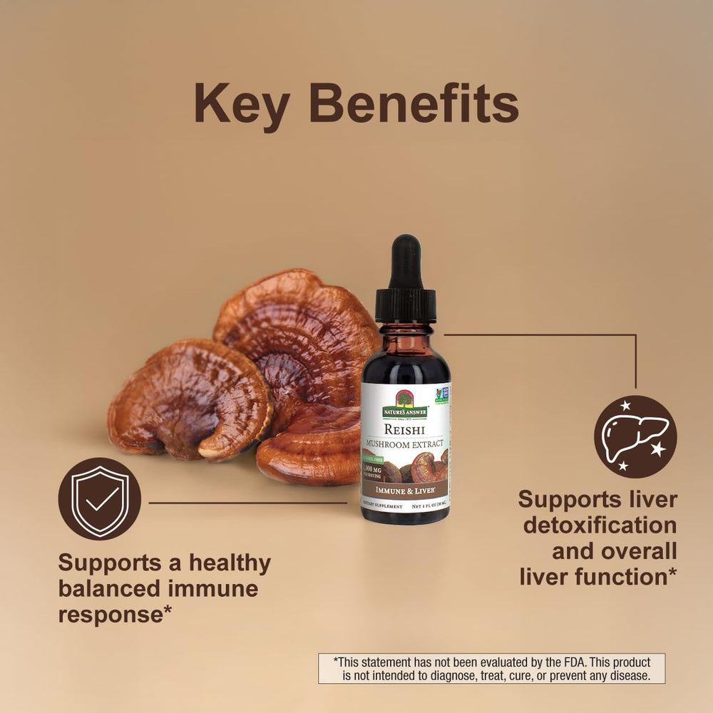 Graphic illustrating immune support and liver health benefits