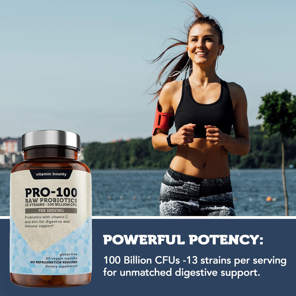 Immune support probiotic with vitamins