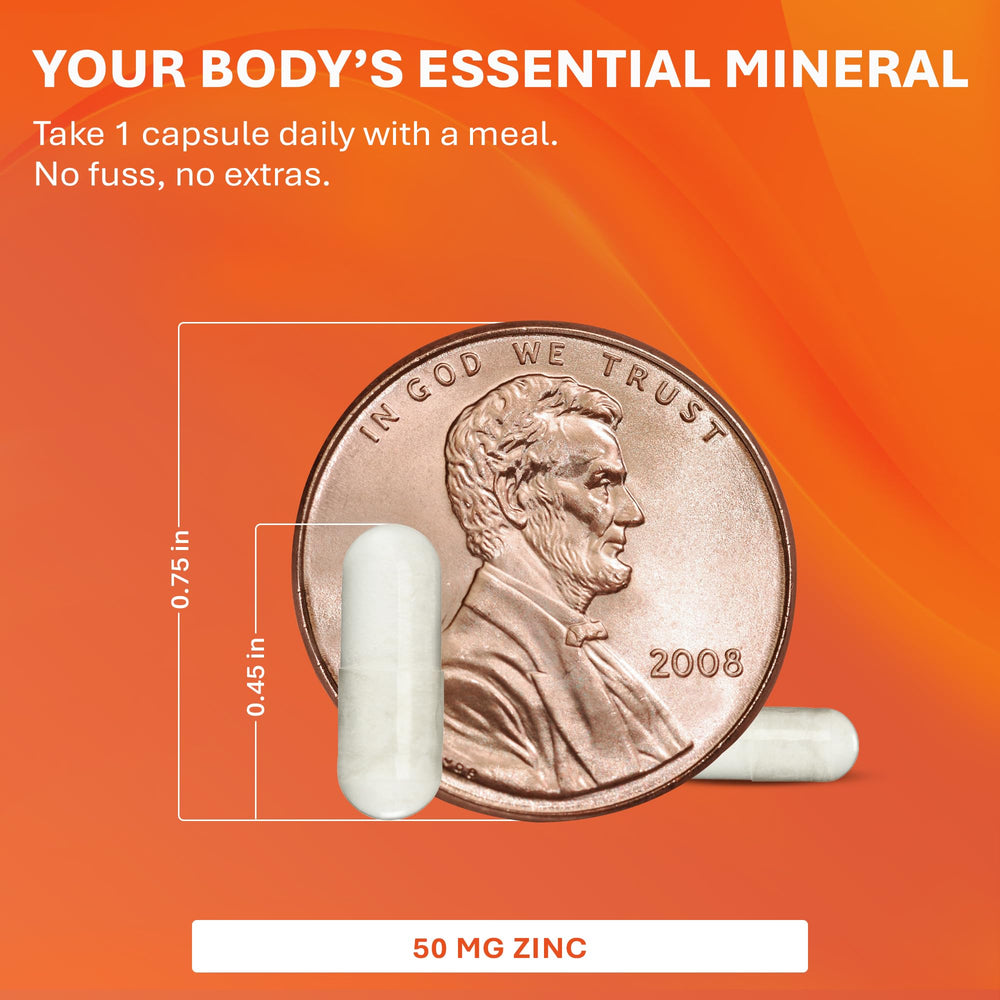 Zinc immune support bottle image