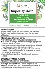 Immune-supporting naturals: goldenseal, echinacea, tea tree oil, propolis