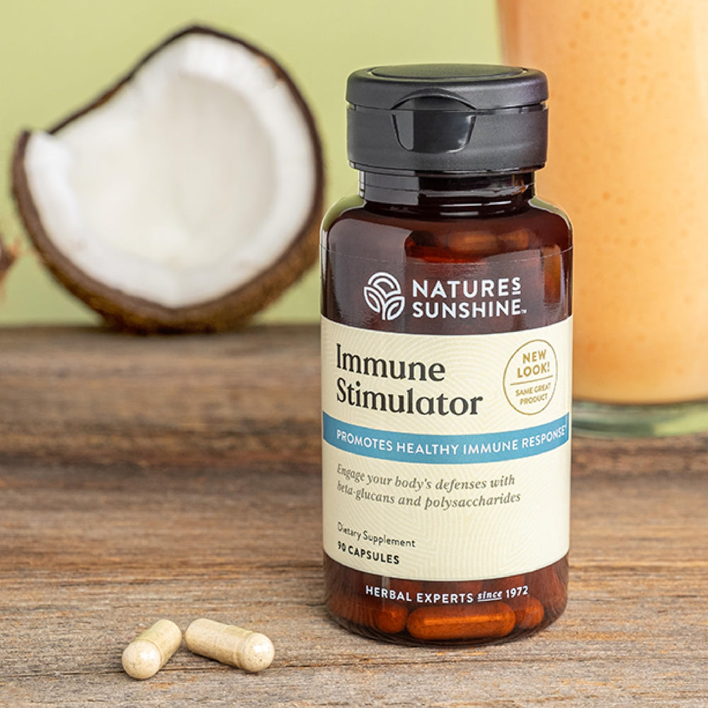 Reishi and Maitake mushrooms in Immune Stimulator blend