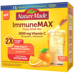 Nature Made Immunemax box with logo and orange accents
