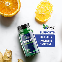 Infographic illustrating Immunexa's 7-in-1 immune support ingredients