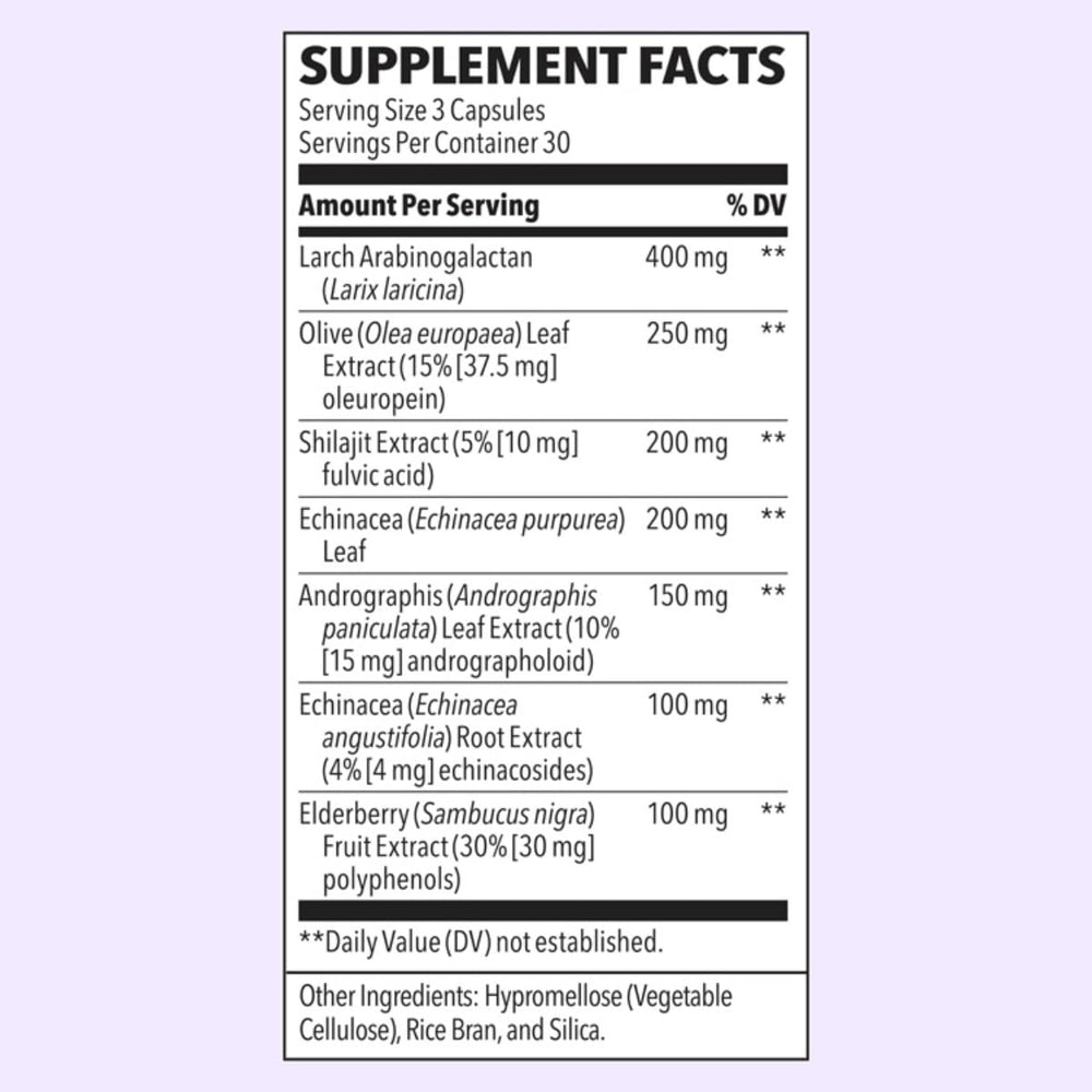 Immuni-T highlighting elderberry ingredient for immune support