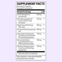 Immuni-T highlighting elderberry ingredient for immune support