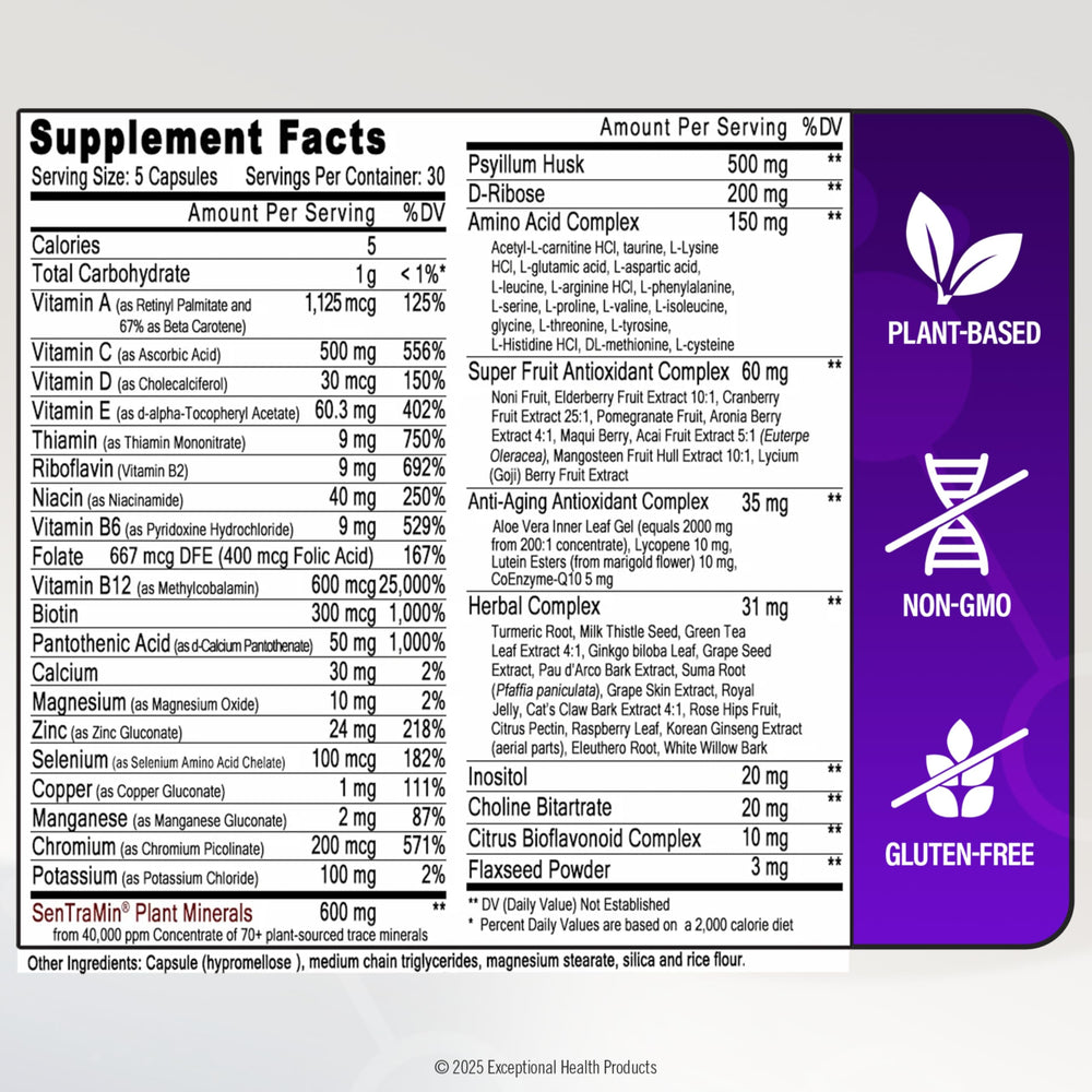USDA Organic, Non-GMO, Kosher and Gluten-Free labels