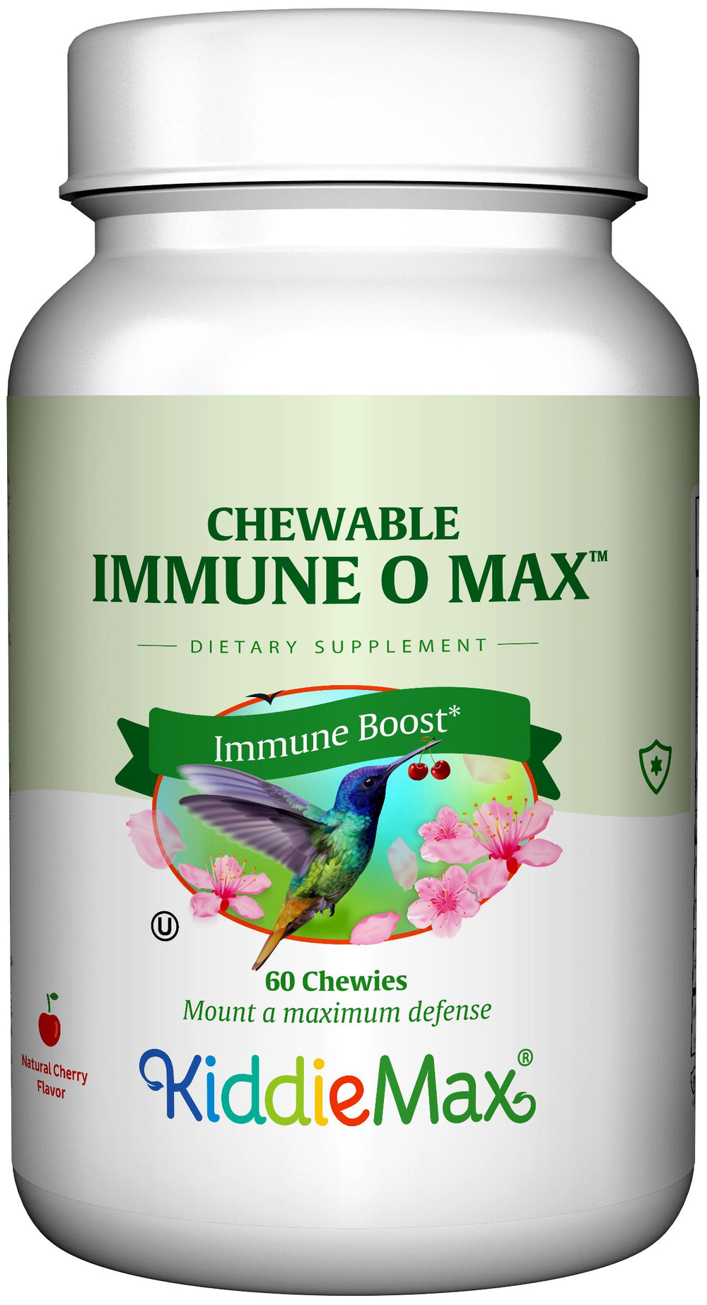 Immuno-O-Max Chewable Immune Support – Maxi Health, 60 cherry-flavored tablets