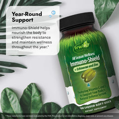 Concept image representing all-season wellness and immune support