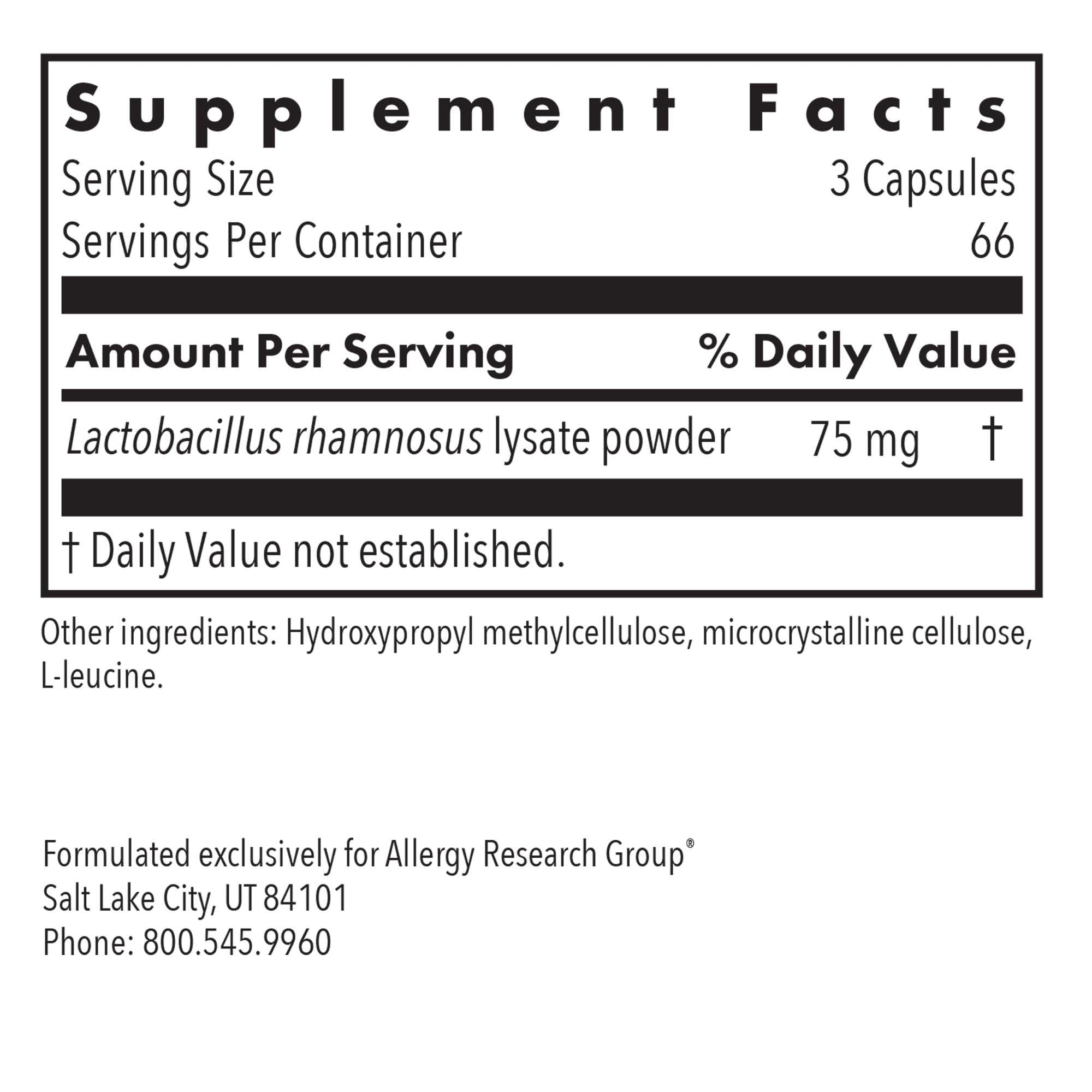 Lactobacillus rhamnosus lysate powder illustration