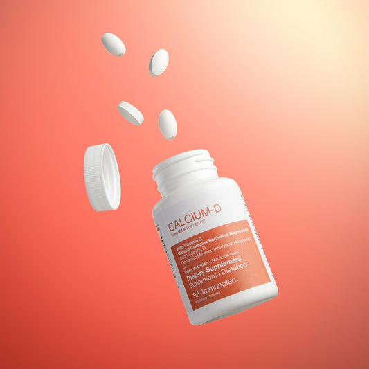 Close-up of calcium from milk source highlighting high bioavailability