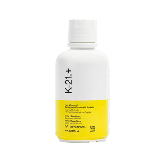 Immunotec K-21Plus bottle label