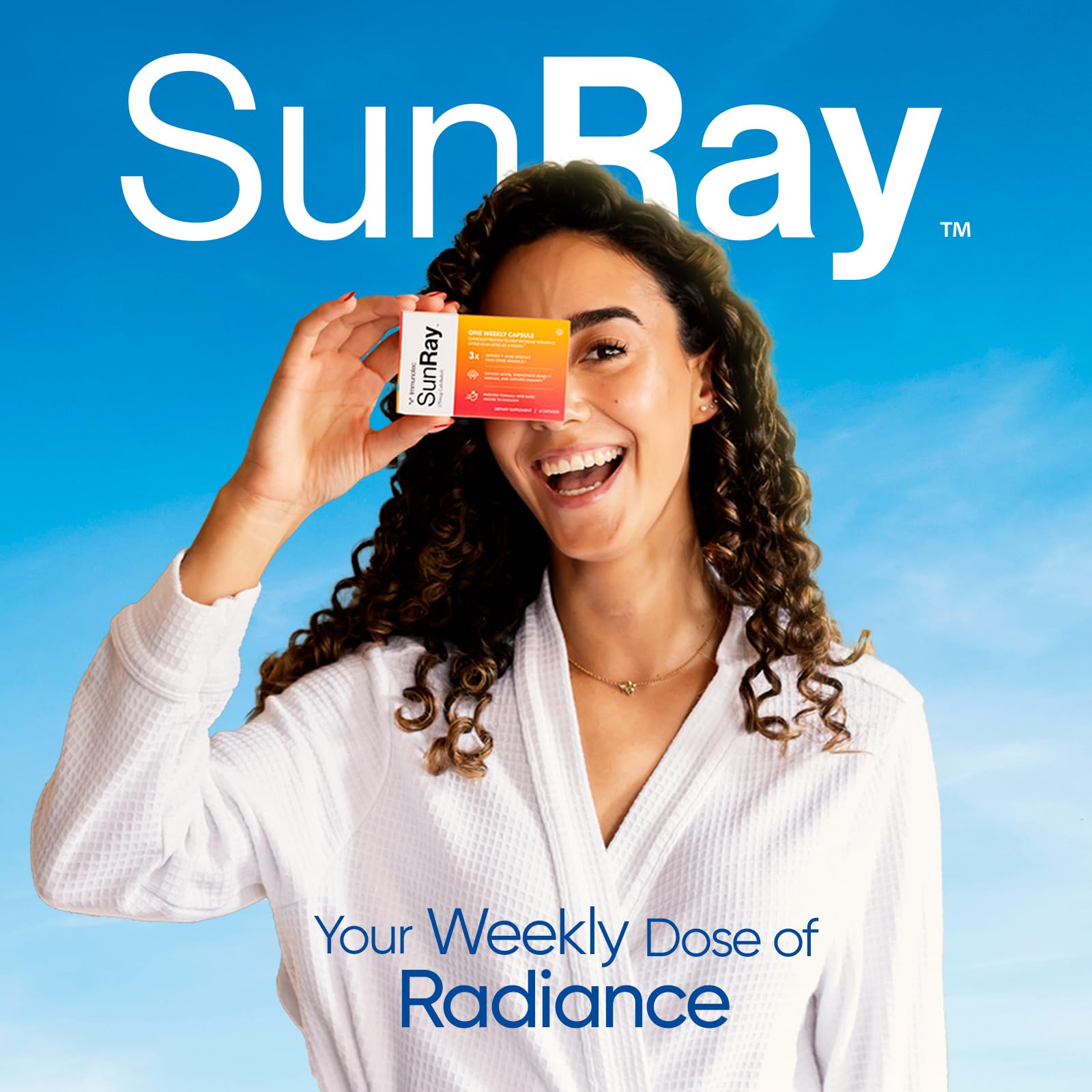 Infographic of Immunotec Sunray Calcifediol 75 mcg benefits