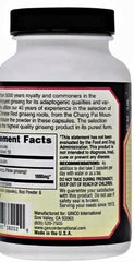 Close-up of Imperial Elixir Chinese Red Ginseng capsules
