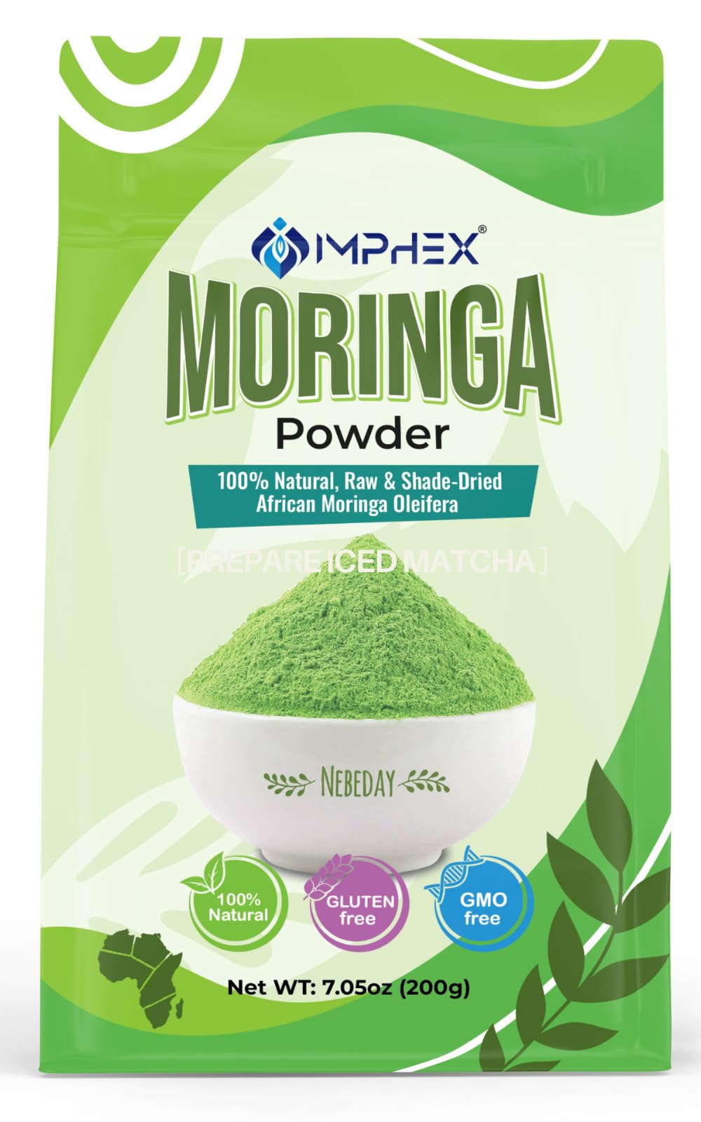 IMPHEX Moringa Powder 200g — front label