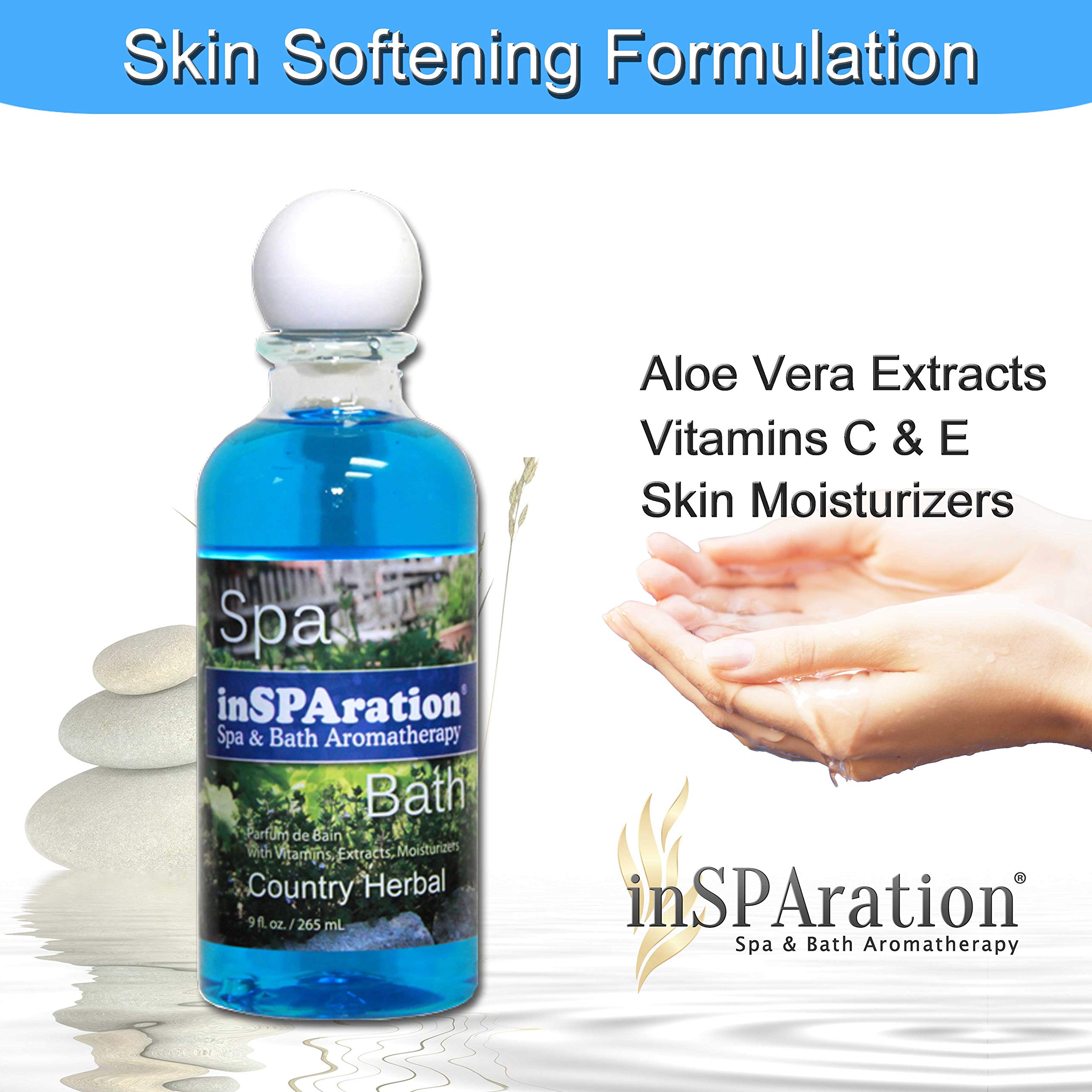 RX-enhanced formula with Aloe Vera and vitamins E and C for inSPAration