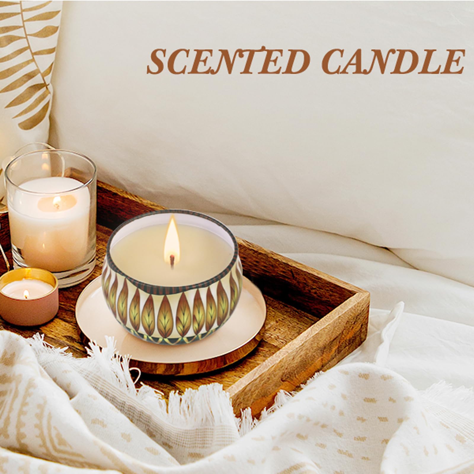 Inayou green-tea candle offers clean, fresh vibes for kitchens and desks.