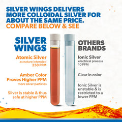 Laboratory testing results for pharmaceutical-grade colloidal silver (particle size, purity, PPM, stability, pH)