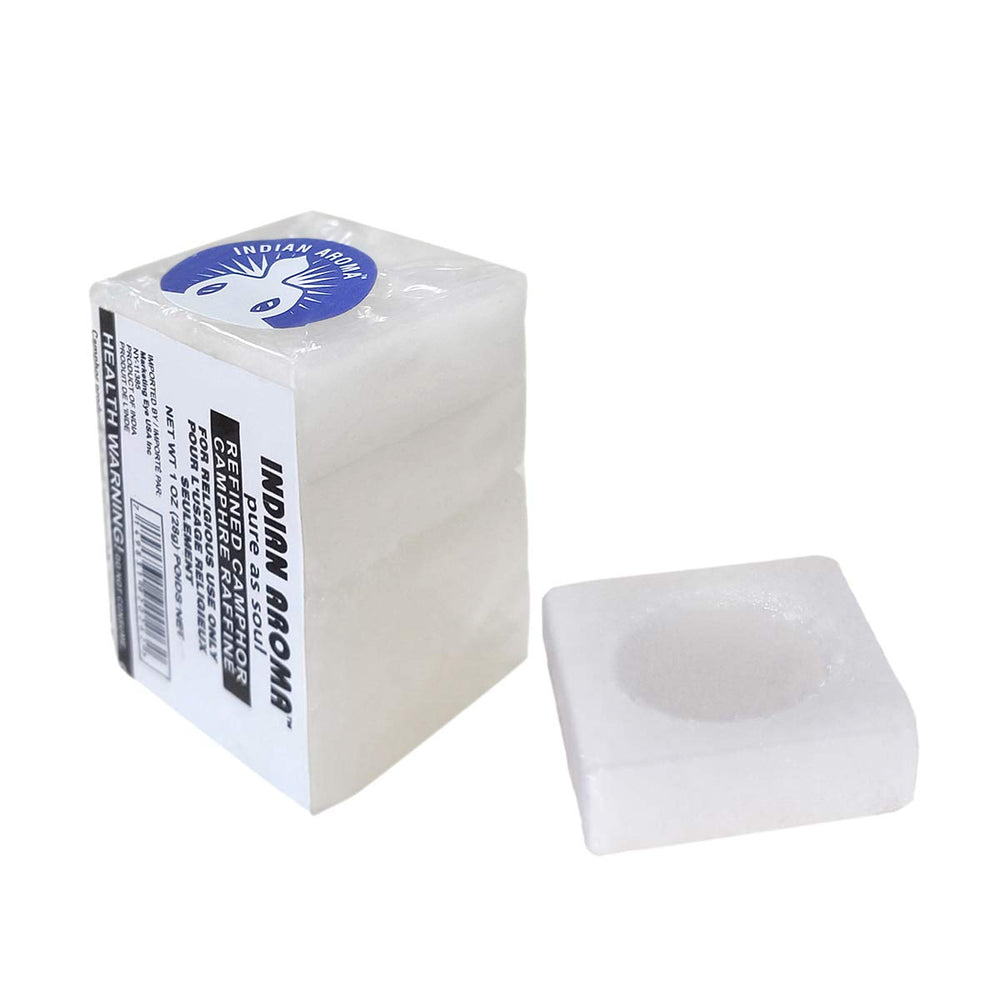 Puja and temple ritual use camphor blocks