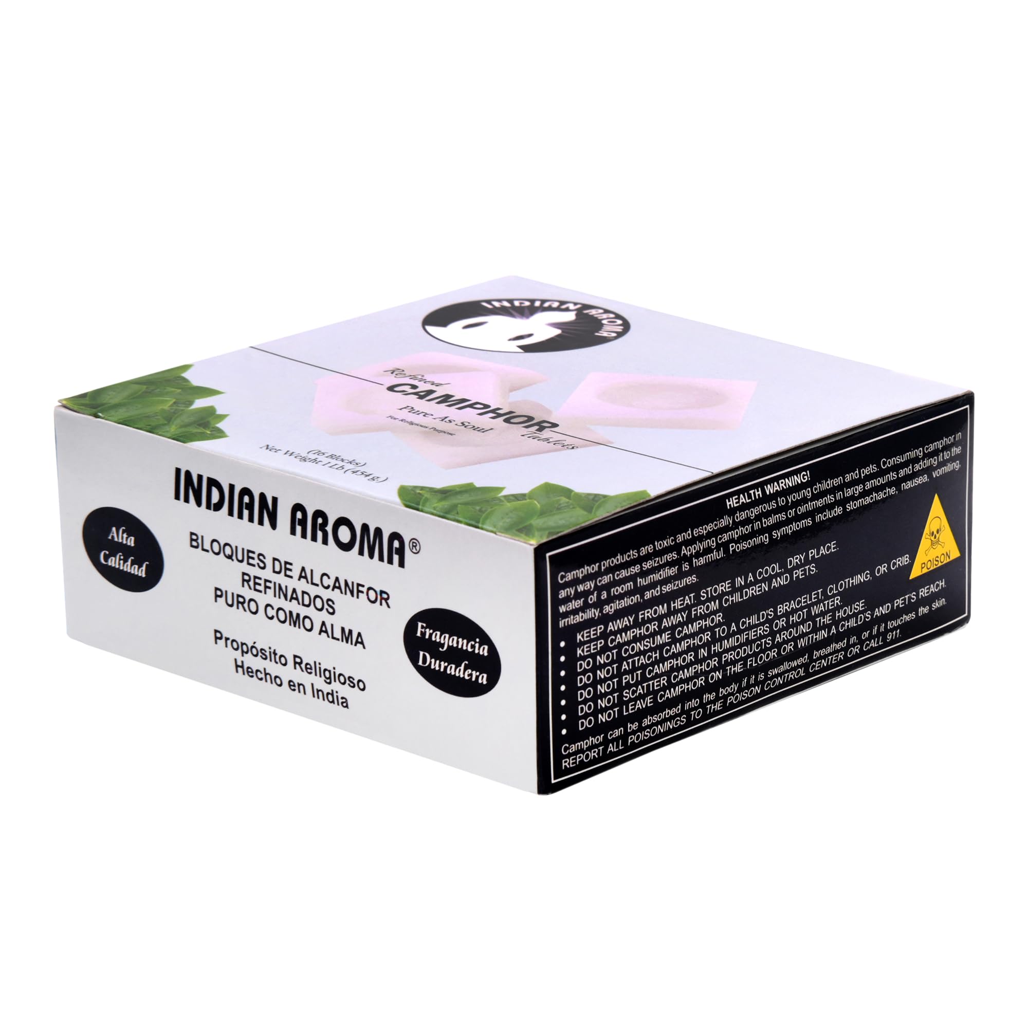 Natural camphor aroma for meditation spaces