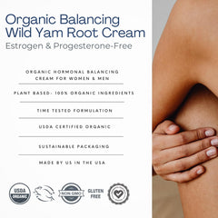 Indian Meadow Herbals Wild Yam Root Cream made in USA — woman-owned since 1994.