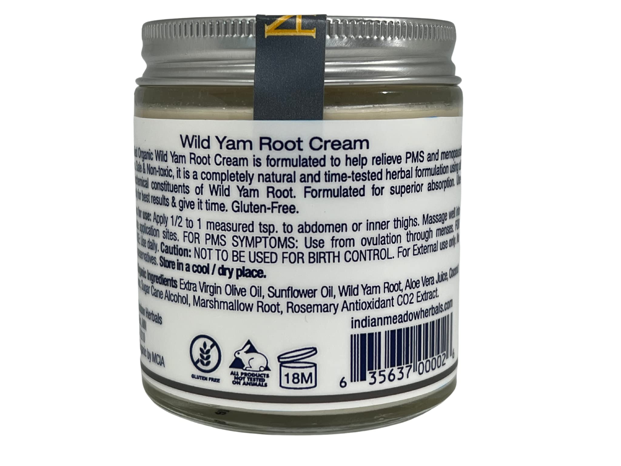 Indian Meadow Herbals Wild Yam Root Cream wellness scene — daily hormonal balance ritual.