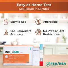 INDICAID iFOB test cassette with reaction strip