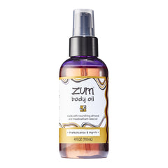 Bottle of Indigo Wild Zum Frankincense & Myrrh Body Oil, 4 oz