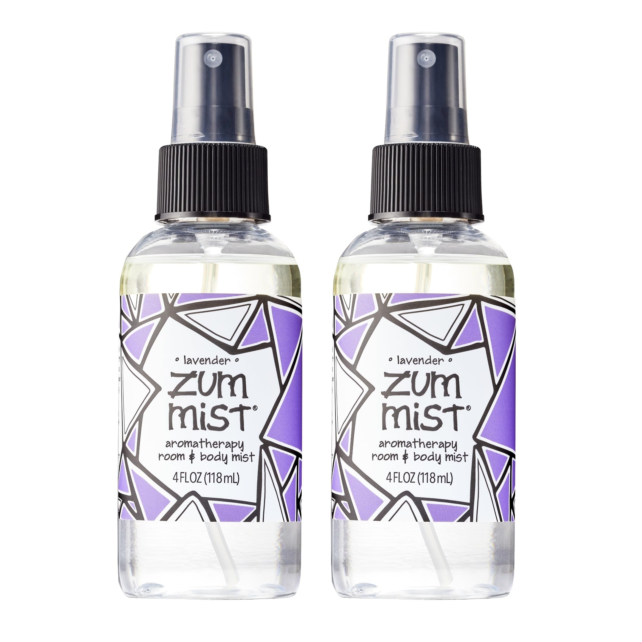 Indigo Wild Zum Mist Lavender Room & Body Spray 4 oz 2-pack front view