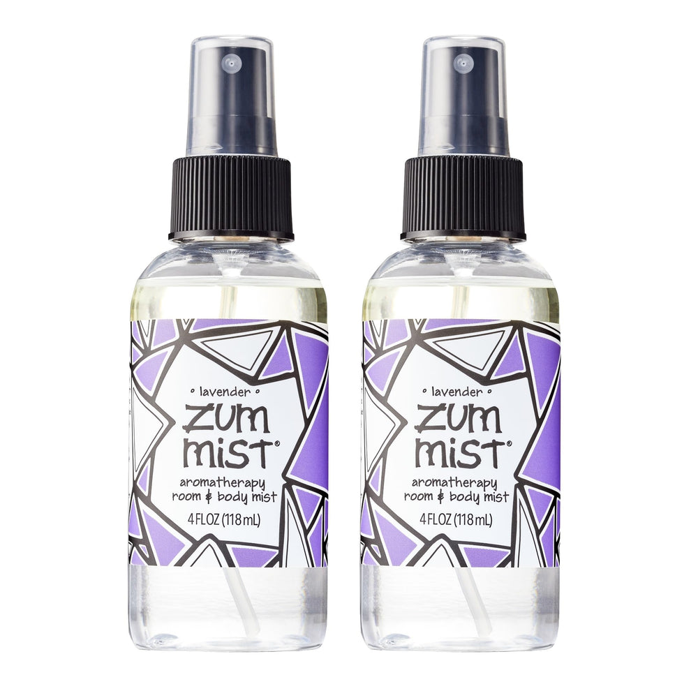 Indigo Wild Zum Mist Lavender Room & Body Spray 4 oz 2-pack front view
