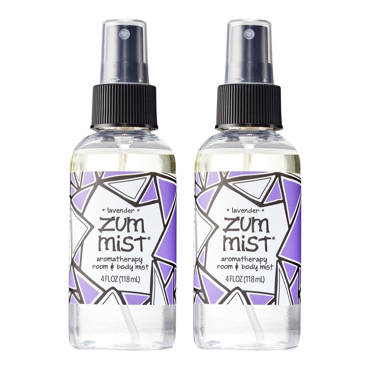 Indigo Wild Zum Mist Lavender Room & Body Spray 4 oz 2-pack front view